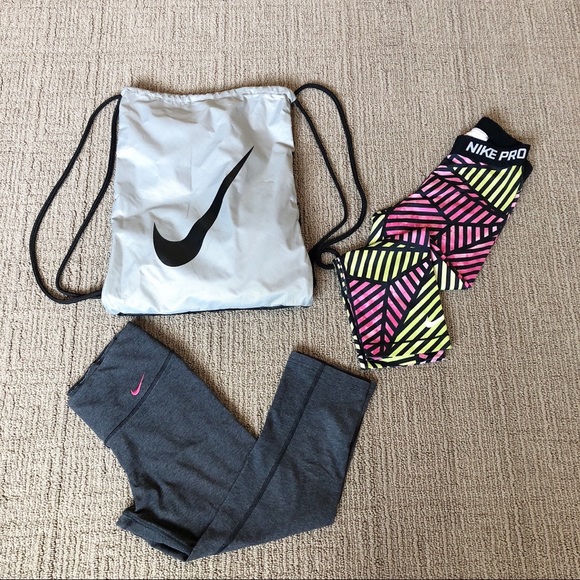 Nike Pants - FREE Nike bag + Nike Pro legging+ dry fit Legging